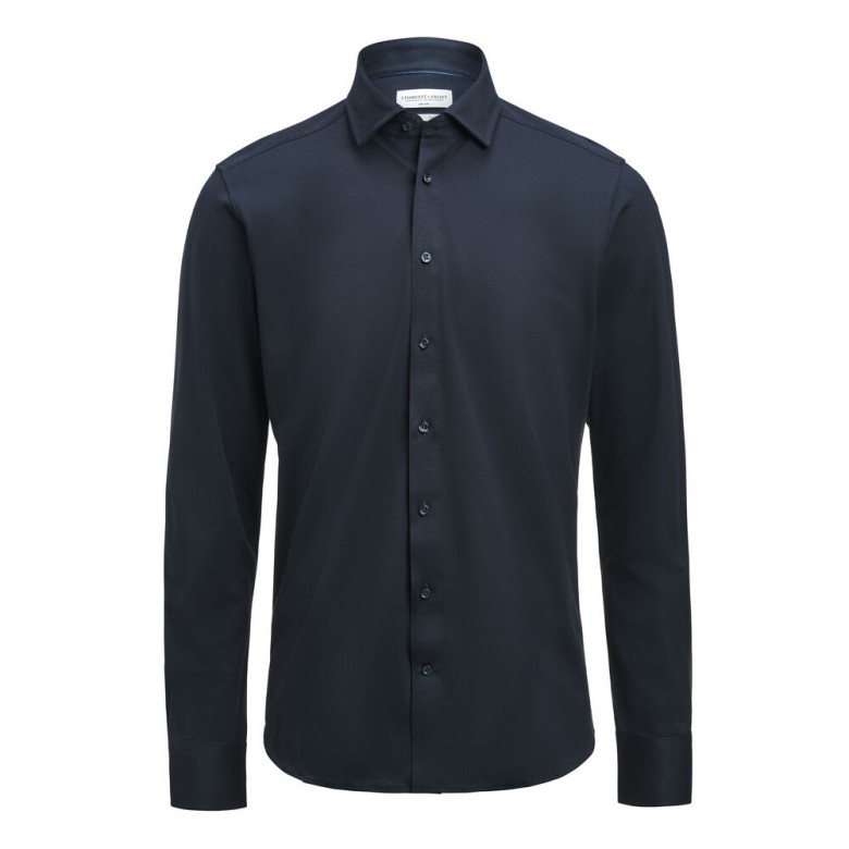 J. Harvest & Frost Indigo Bow 135 Regular Fit Heren Marine