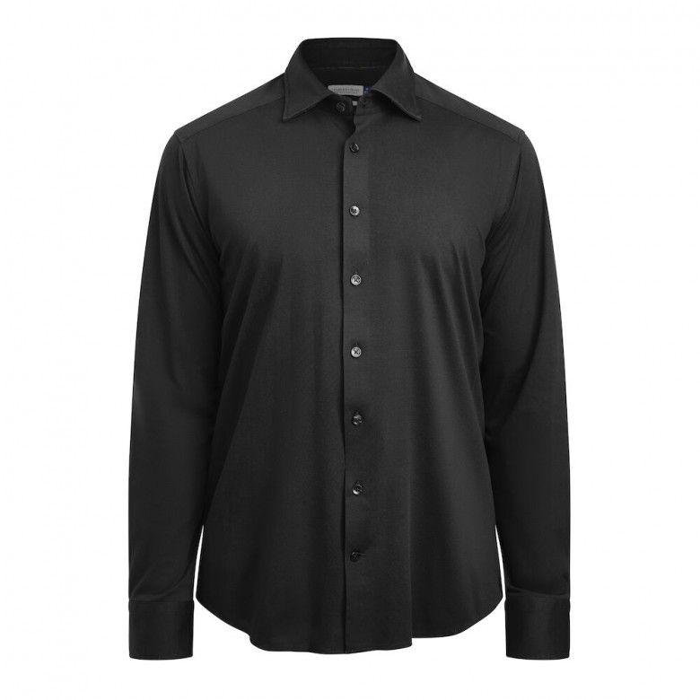 J. Harvest & Frost Indigo Bow 132 Regular Fit Heren Zwart