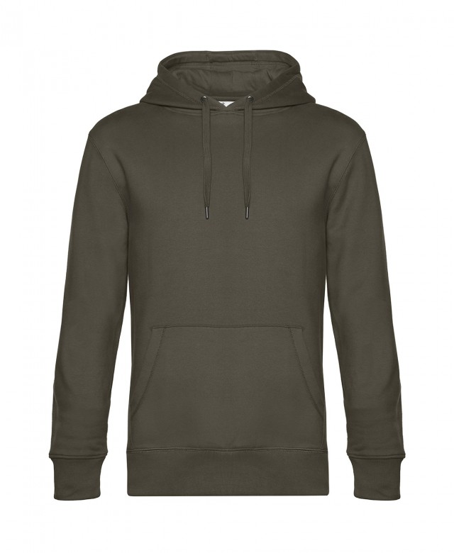 B&C King Hooded Hoodie  Khaki