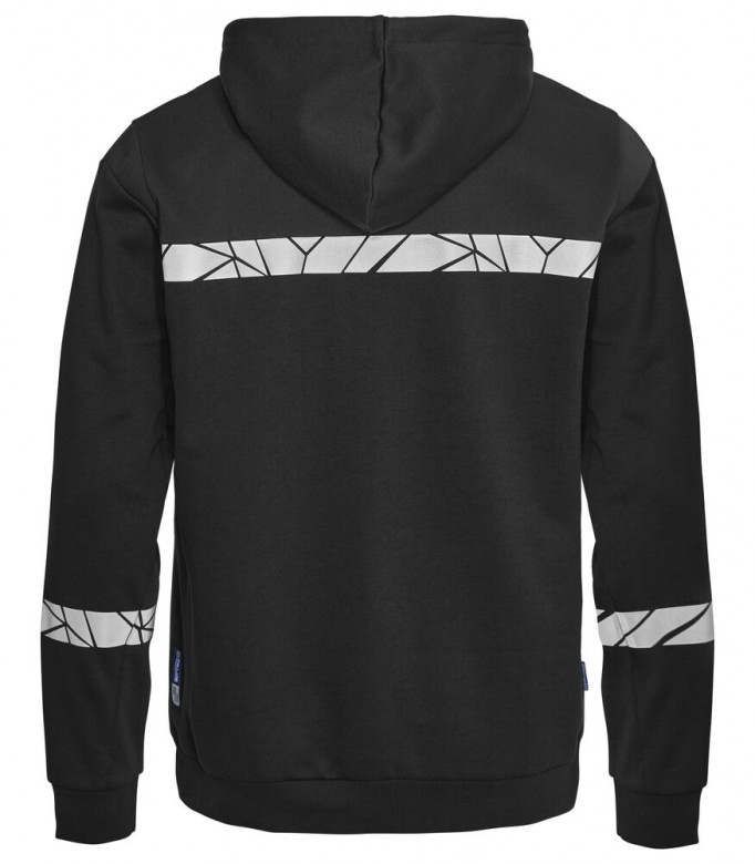 Projob Progression 7104 Hoodie Halve Ritssluiting Zwart/Zwart