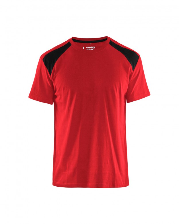 Blaklader T-shirt 3379 (3 Stuks) Rood/Zwart