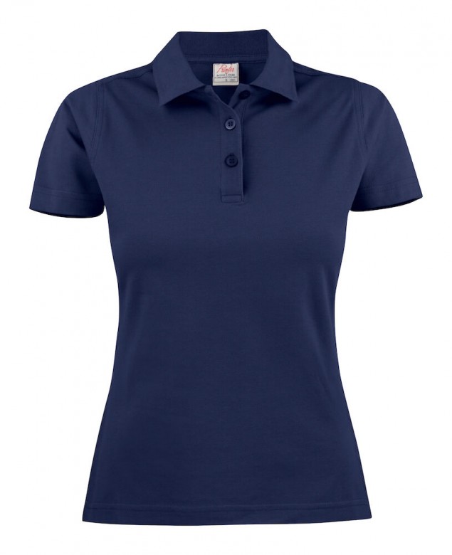 Printer Essentials Surf Light Woman Polo Pique (2 stuks) Donker Marine