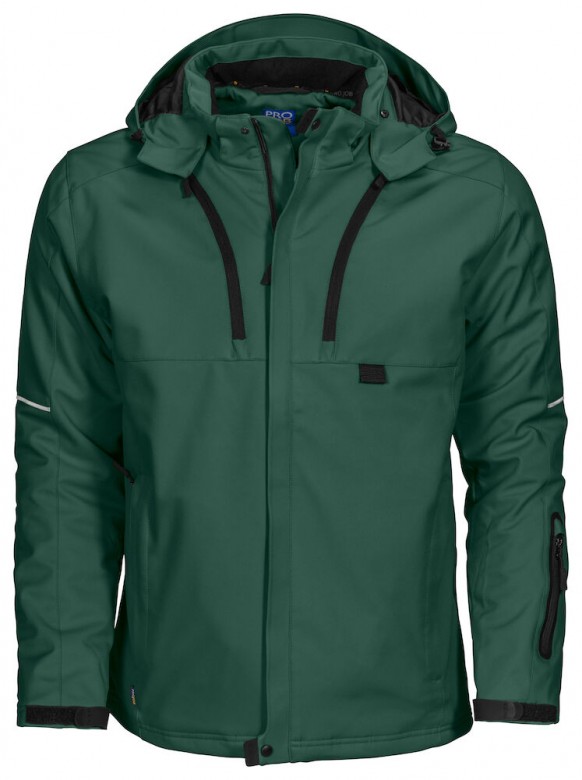 Projob 3407 Gevoerde Softshell Jas  Groen