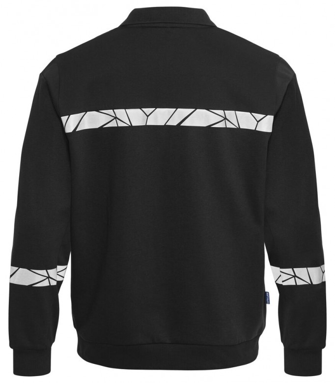 Projob Progression 7100 Polosweater Zwart/Zwart