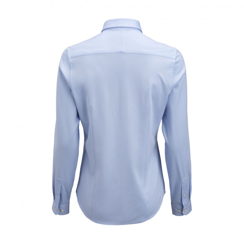 J. Harvest & Frost Indigo Bow 132 Contemporary Fit Dames Hemelsblauw