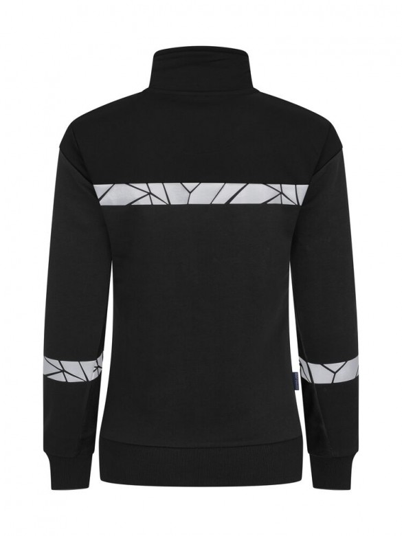 Projob Progression 7105 Sweater Volledige Ritssluiting Dames Zwart/Zwart