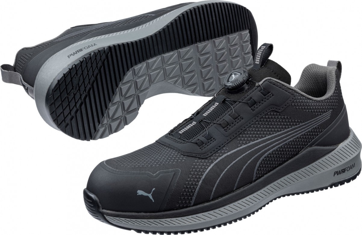 Veiligheidsschoenen Puma 64.514.1 "Slide Black Disc Low" Laag S1PS Zwart