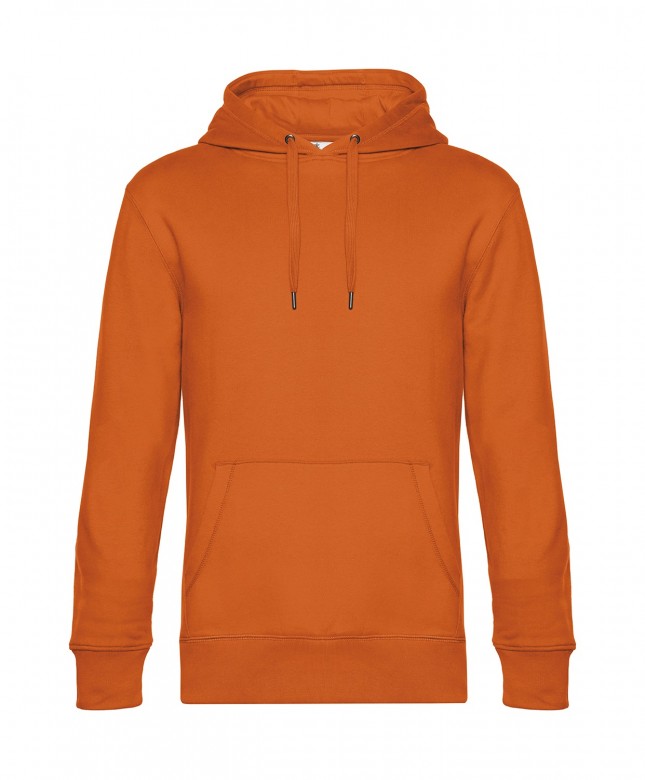 B&C King Hooded Hoodie  Oranje