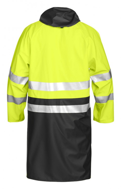 Projob 6403 Regenjassen High Vis. Klasse3 Fluo Geel/Zwart
