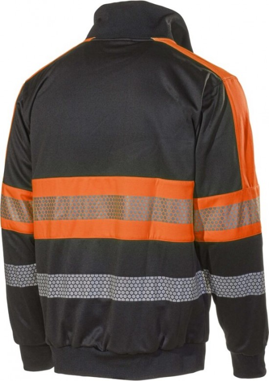 L.Brador Sweater 6112P Fluo Oranje/Zwart
