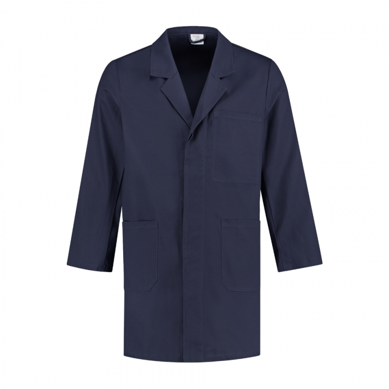 BT Stofjas Classic Drukknopen katoen Marine