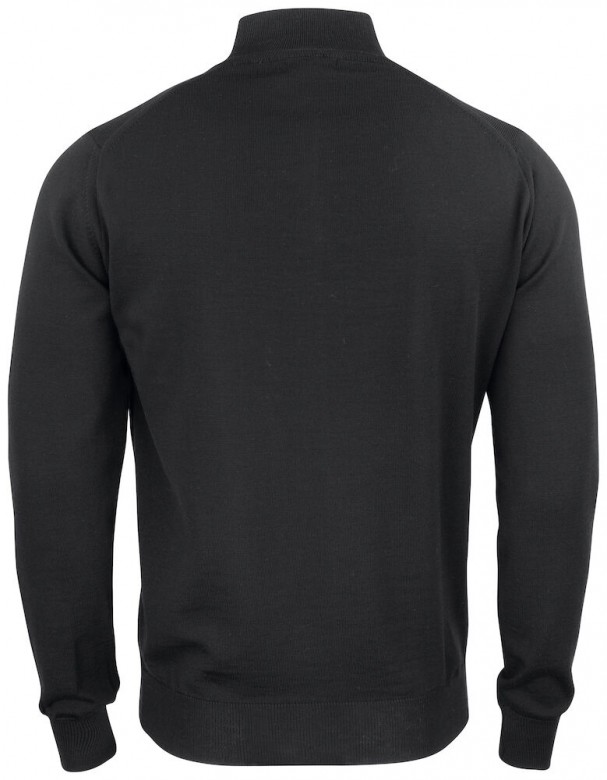 Cutter & Buck Everett Half Zip Sweater Heren Zwart