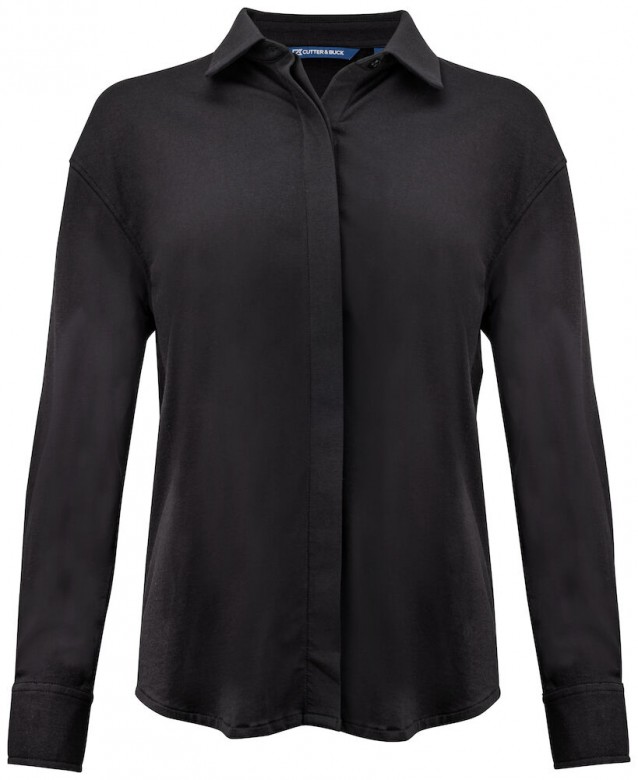 Cutter & Buck Hedley Stretch Shirt Dames Zwart