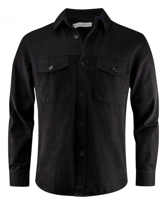 Harvest Highwoods Overshirt Unisex Zwart