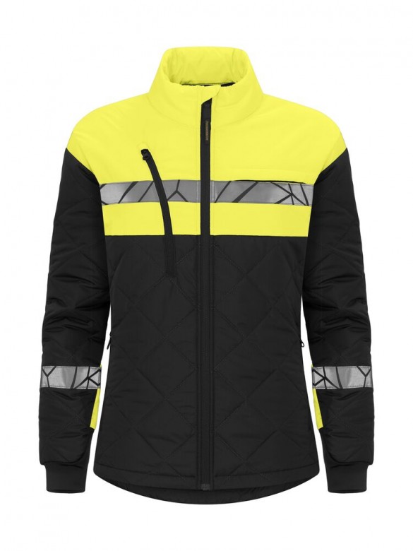 Projob Progression 7421 Lichte Werkjas Dames Fluo Geel/Zwart