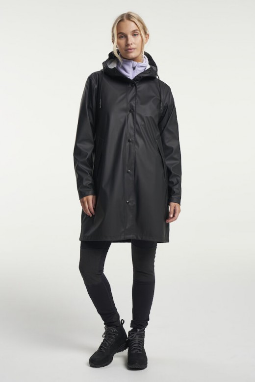 Tenson Apelviken PU Raincoat Dames Zwart