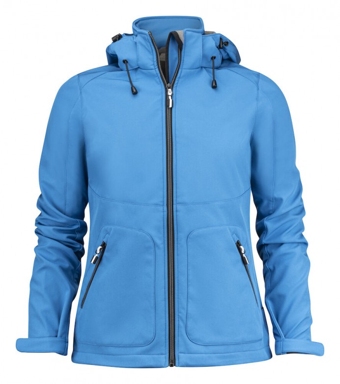 Printer Essentials Karting Lady Softshell Koningsblauw