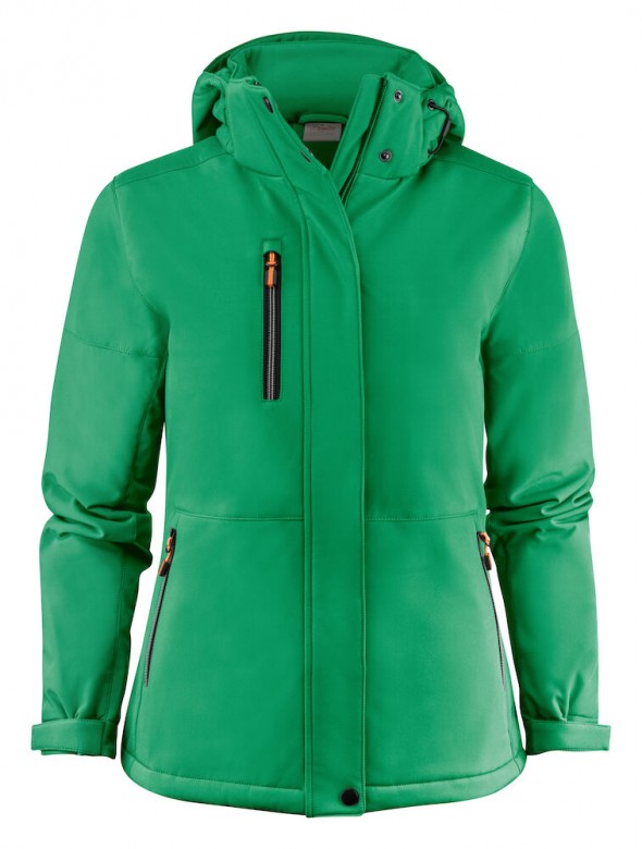 Printer Essentials Overlanding Lady Softshell Groen