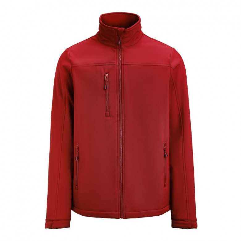 Printer Red Airwalk Softshell Jas Heren Rood