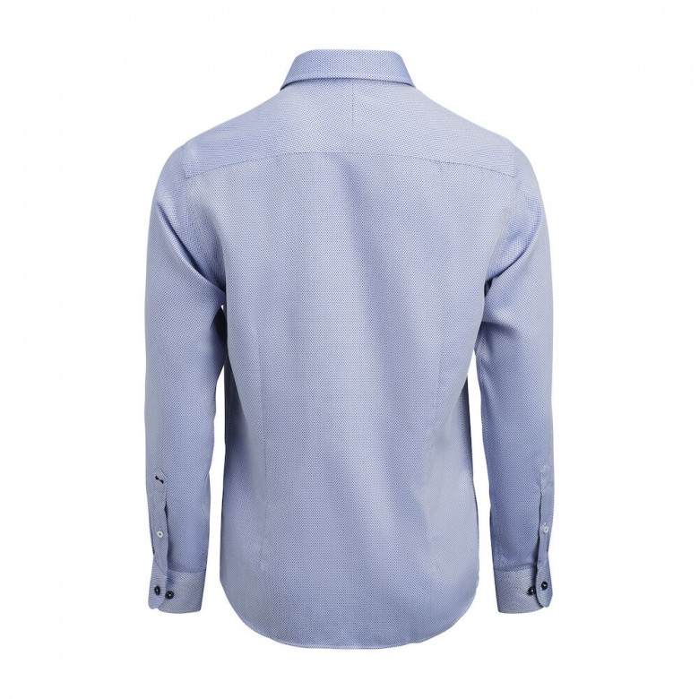 J. Harvest & Frost Yellow Bow 55 Slim Fit Heren Middenblauw