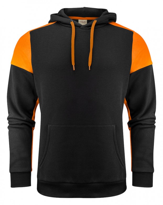 Printer Prime Hoodie Zwart/Oranje