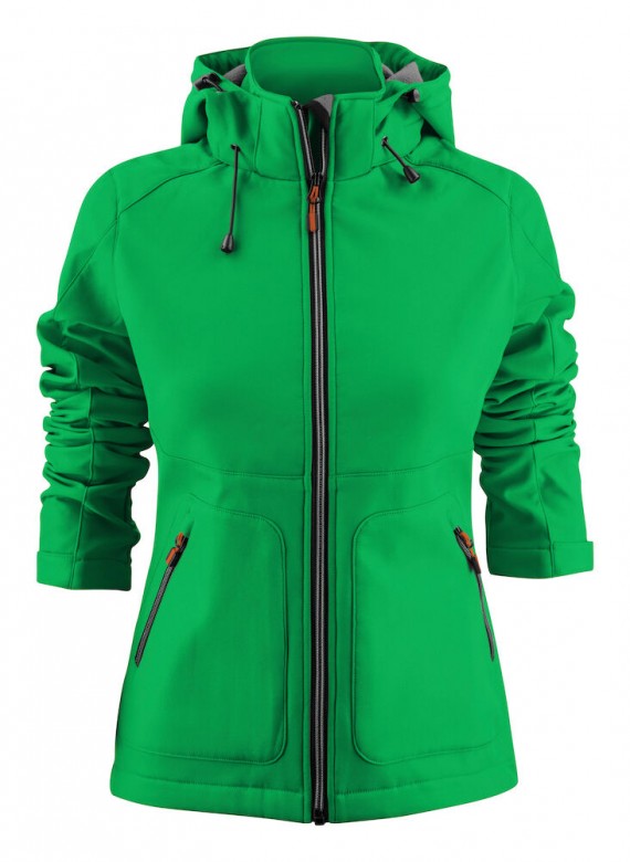 Printer Essentials Karting Lady Softshell Groen