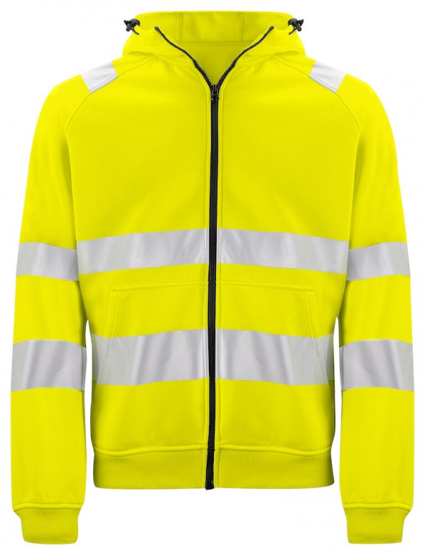 Projob 6132 Signalisatie Hoodie ISO20471 Klasse 3 Fluo Geel/Zwart