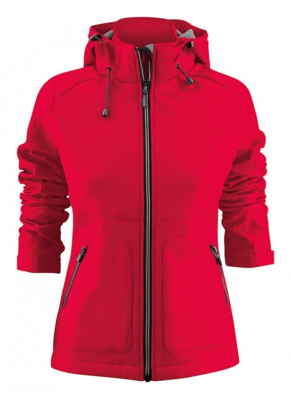 Printer Essentials Karting Lady Softshell Rood