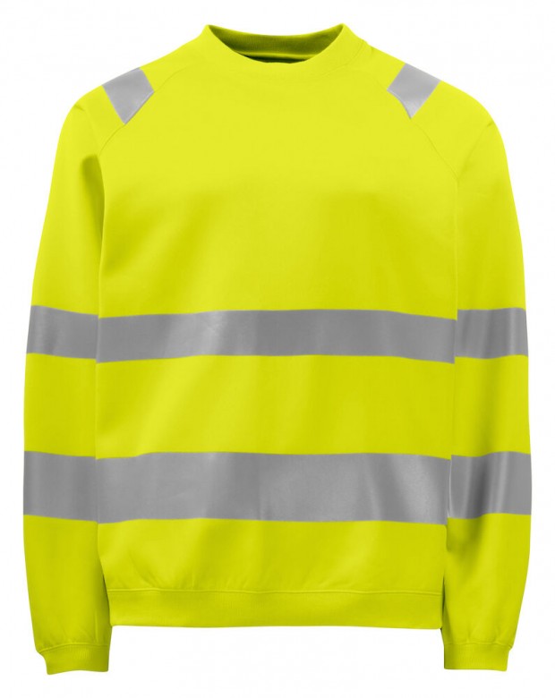 Projob Prio 6106 Sweater - EN ISO 20471 KLASSE 3 Geel