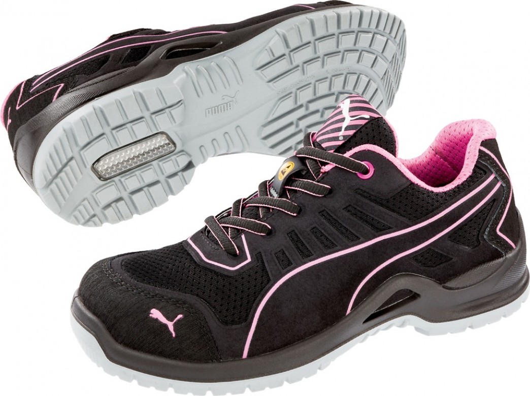 Veiligheidsschoenen Puma 64.411.0 Fuse TC Pink WNS Laag S1P Zwart