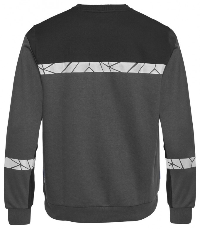 Projob Progression 7101 Sweater Ronde Hals Grijs/Zwart