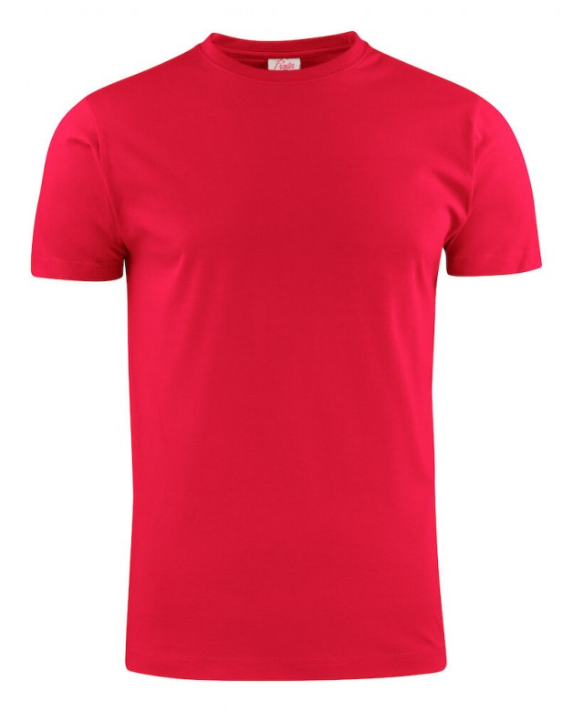 Printer Essentials Light T-Shirt RSX Short Sleeves (3 stuks) Rood
