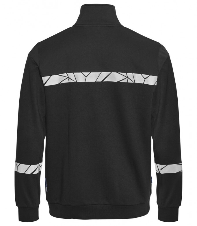 Projob Progression 7103 Sweater Volledige Ritssluiting Zwart/Zwart