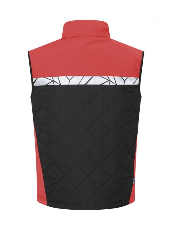 Projob Progression 7700 Bodywarmer Zwart/Rood