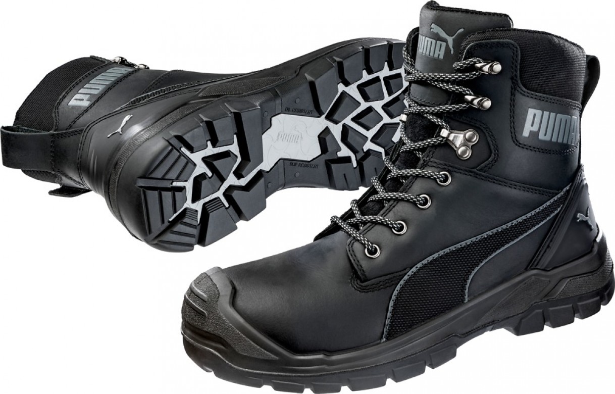 Veiligheidsschoenen Puma 63.073.0 "Conquest Blk CTX High" Hoog S3 Zwart