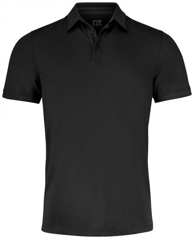 Cutter & Buck Oceanside Stretch Polo Heren Zwart