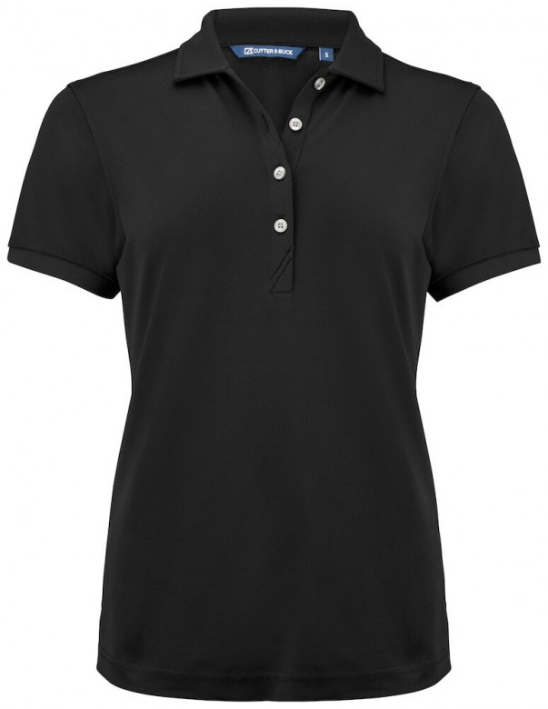 Cutter & Buck Virtue Polo Solid Dames Zwart