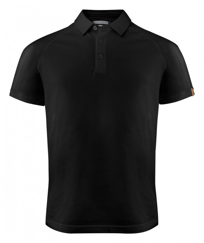 Harvest Brookings Polo Regular Fit Heren Zwart