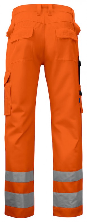 Projob Prio 6532 Werkbroek - EN ISO 20471 KLASSE 2 Fluo Oranje/Zwart
