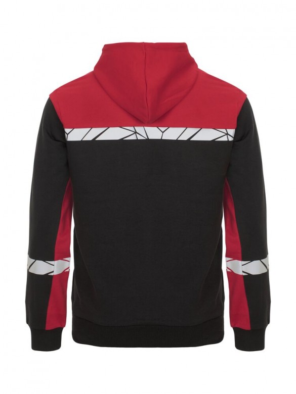 Projob Progression 7104 Hoodie Halve Ritssluiting Zwart/Rood