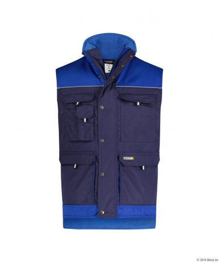Dassy Bodywarmer Hulst Marineblauw/Korenblauw