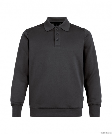 Dassy Polosweater Lucid Antraciet