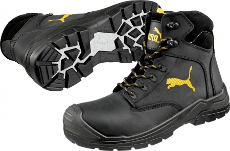 Veiligheidsschoenen Puma 63.041.1 "Borneo Black Mid" Hoog S3