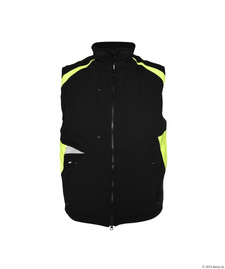 Dassy Bodywarmer Callao Zwart/Fluorgeel