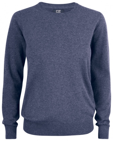 Cutter & Buck Oakville Crewneck Dames Navy Mélange