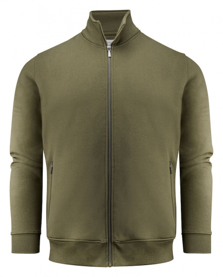 Harvest Melville Heights Sweater Volledige Rits Heren Mosgroen
