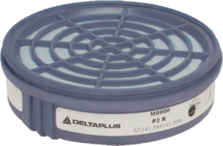 Deltaplus M6000P2 Filterpatronen voor halfgelaatsmaskers (5 Sets van 2 stuks)