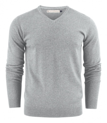 Harvest Ashland V Gebreide Sweater Heren Grijs Mêlée