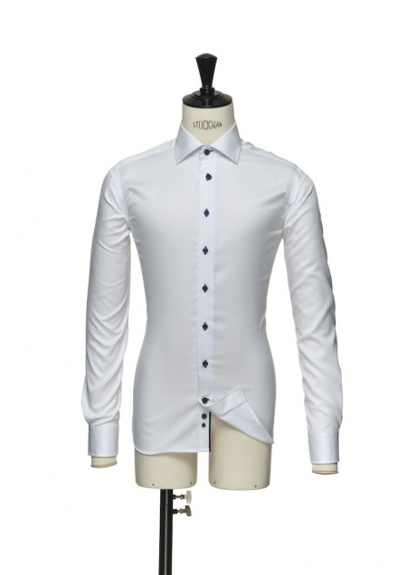 J. Harvest & Frost Red Bow 20 Regular Fit Heren Wit/Marine
