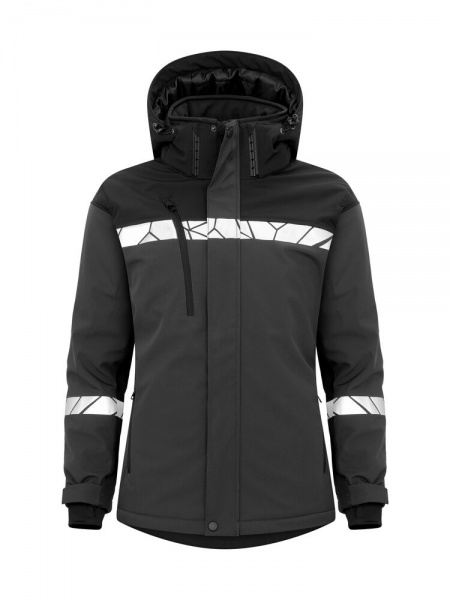 Projob Progression 7418 Gevoerde Softshell Dames Grijs/Zwart